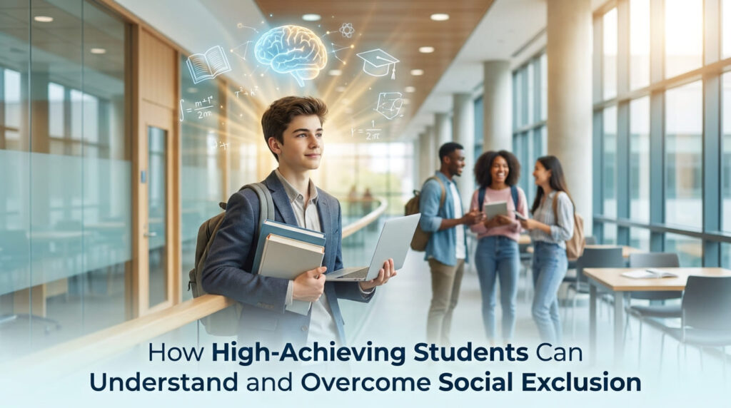 High-achieving student feeling left out while classmates socialize at school